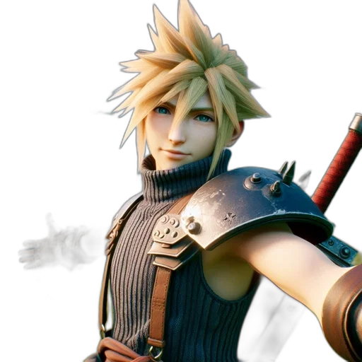 sword, staff, weapon, 3d render transparent PNG cut-out