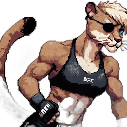 pixel art, concept art, cartoon, fantasy art transparent PNG cut-out
