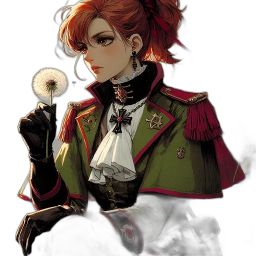staff, crown, weapon, jacket transparent PNG cut-out