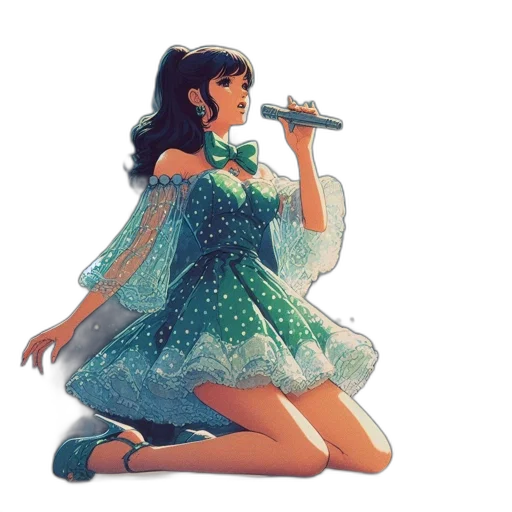 dress, watercolor, concept art, pixel art transparent PNG cut-out