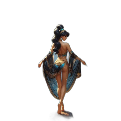 dress, jewelry, staff, crown transparent PNG cut-out