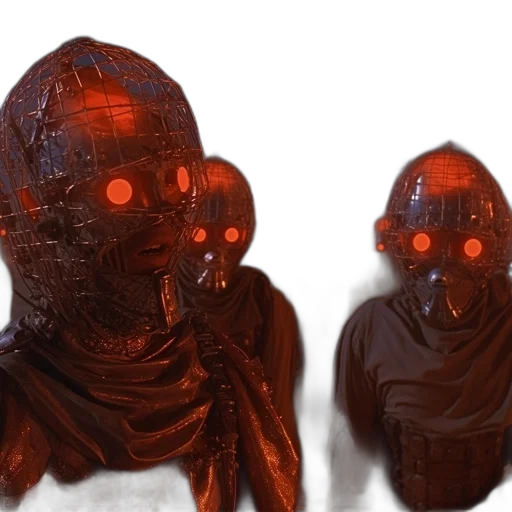 mask, creature, robot, face transparent PNG cut-out