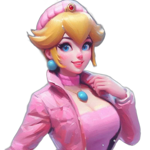 dress, crown, face, staff transparent PNG cut-out