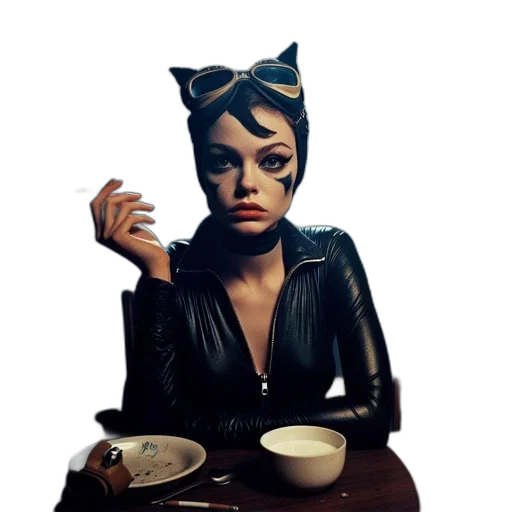 mask, concept art, comic book art, photorealistic transparent PNG cut-out