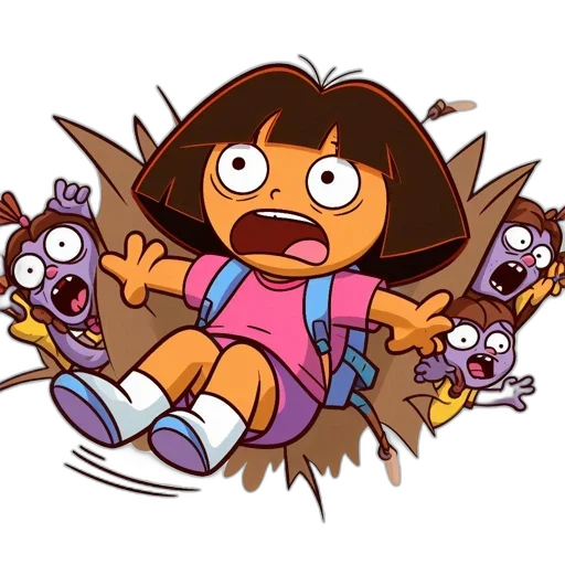 creature, concept art, cartoon, comic book art transparent PNG cut-out