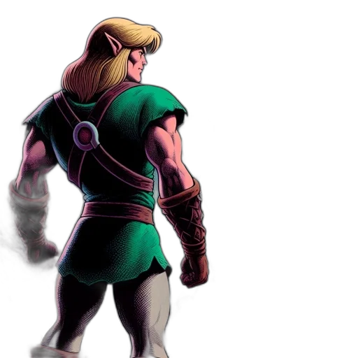 concept art, comic book art, 3d render, fantasy art transparent PNG cut-out