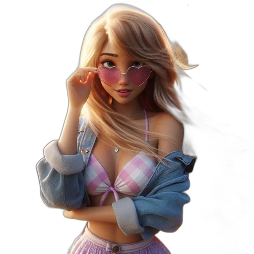 dress, jacket, face, concept art transparent PNG cut-out