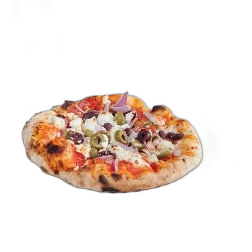food, crown, umbrella, 3d render transparent PNG cut-out