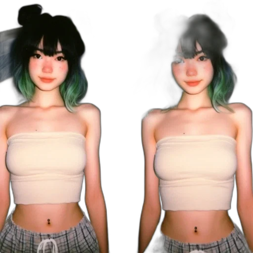 dress, 3d render, anime, photorealistic transparent PNG cut-out
