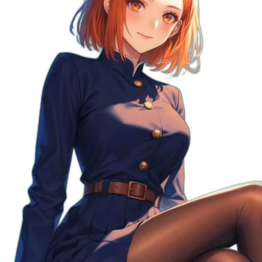 dress, jacket, staff, robot transparent PNG cut-out
