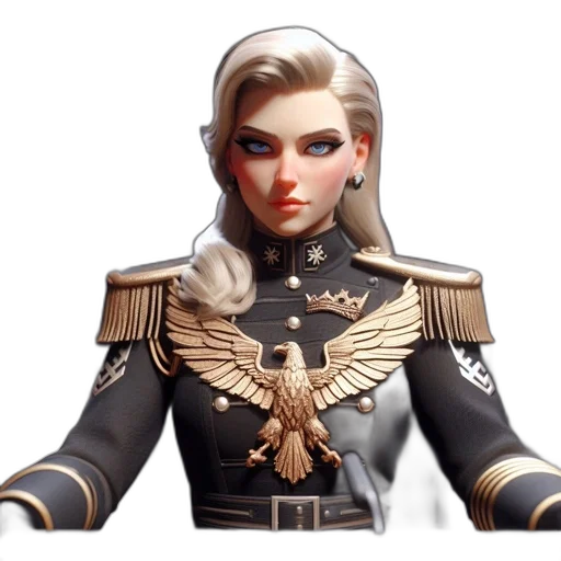jacket, staff, crown, face transparent PNG cut-out