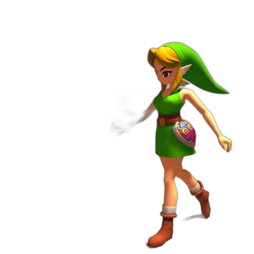 dress, staff, weapon, hat transparent PNG cut-out