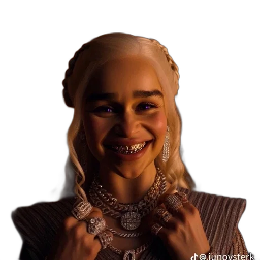 dragon, face, jewelry, crown transparent PNG cut-out