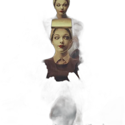 face, mask, crown, dress transparent PNG cut-out