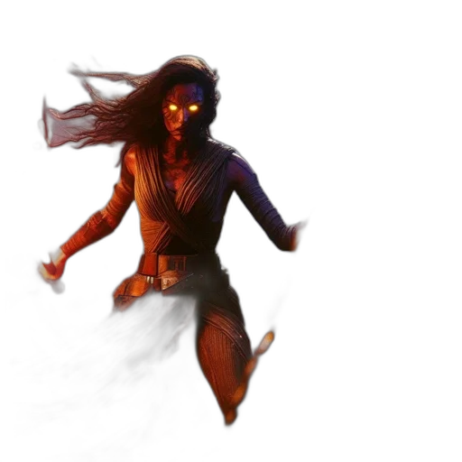 mask, creature, staff, concept art transparent PNG cut-out