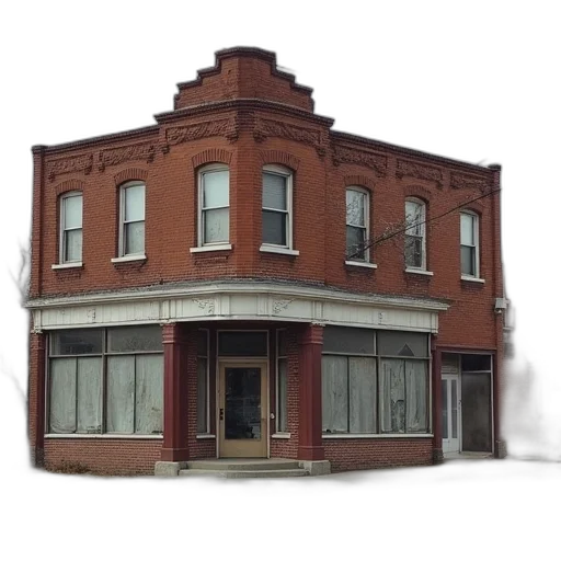 building, furniture, jewelry, 3d render transparent PNG cut-out