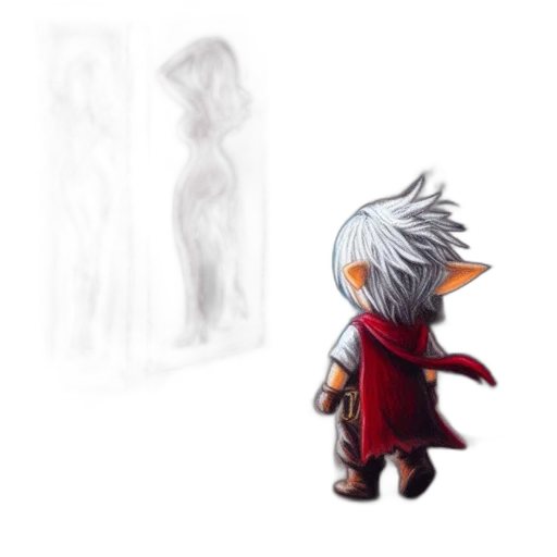 creature, dragon, sword, jacket transparent PNG cut-out