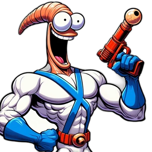 robot, staff, weapon, animal transparent PNG cut-out
