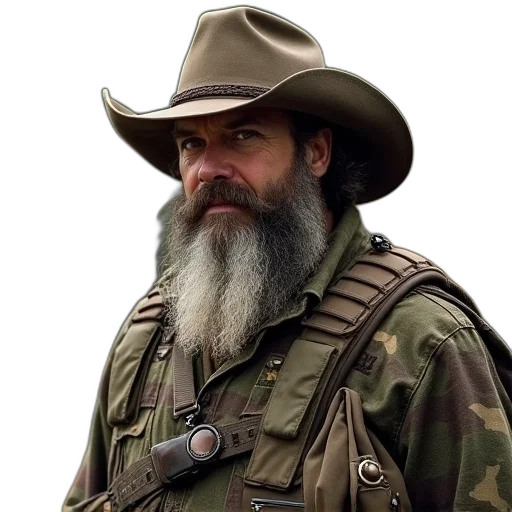 hat, jacket, duck, dynasty transparent PNG cut-out