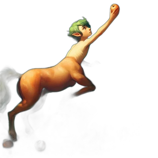 animal, creature, staff, hat transparent PNG cut-out
