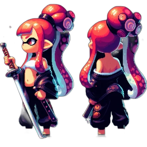 staff, weapon, concept art, pixel art transparent PNG cut-out