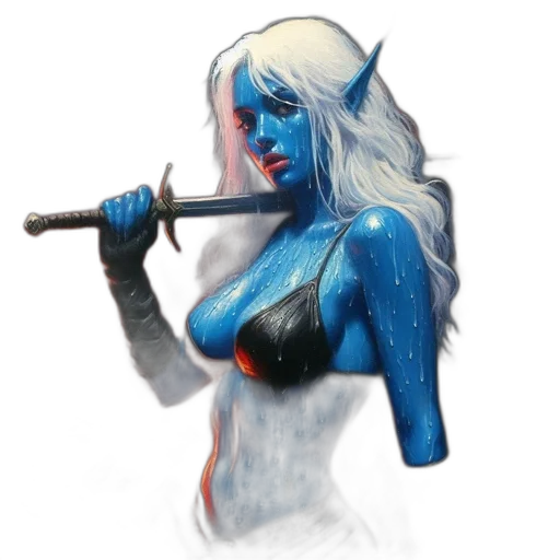 staff, fantasy art, comic book art, concept art transparent PNG cut-out