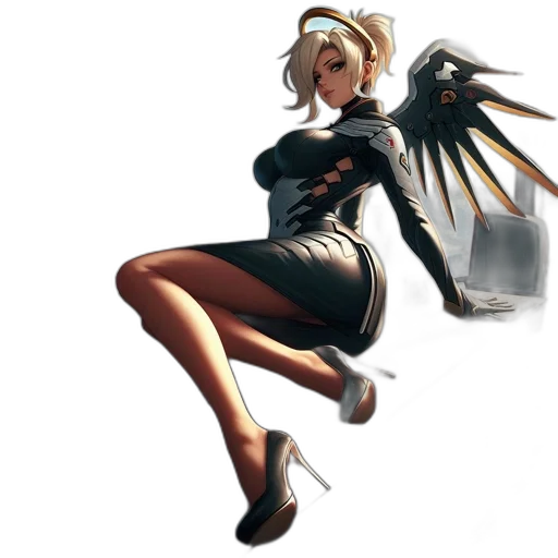 dress, staff, concept art, fantasy art transparent PNG cut-out