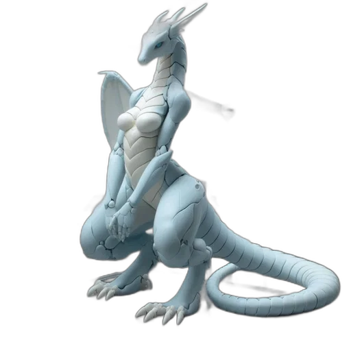 dragon, creature, animal, staff transparent PNG cut-out