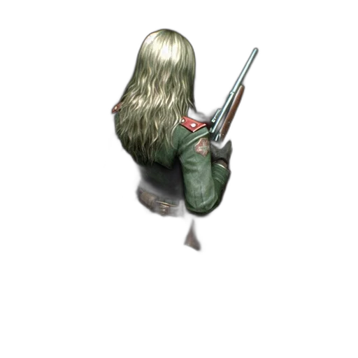 weapon, staff, hair, sword transparent PNG cut-out