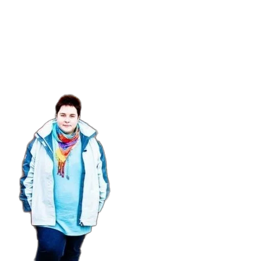 jacket, staff, umbrella, face transparent PNG cut-out