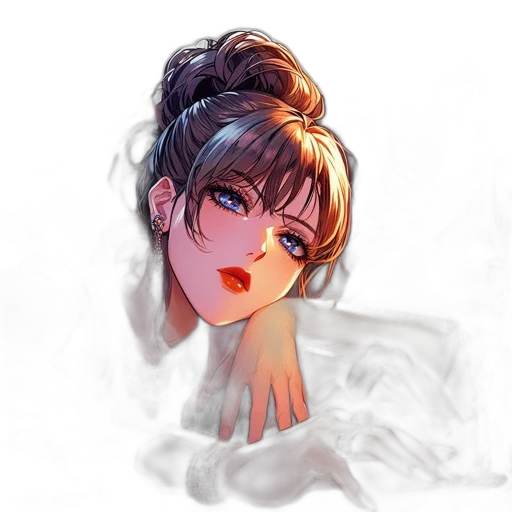 face, mask, crown, creature transparent PNG cut-out