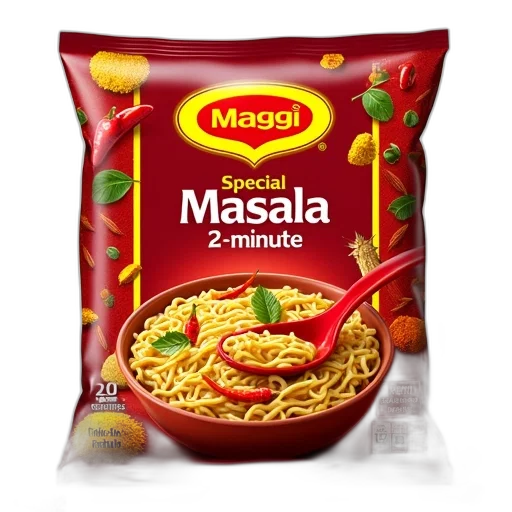 food, photorealistic, package, maggi transparent PNG cut-out
