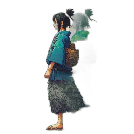 dress, mask, staff, umbrella transparent PNG cut-out