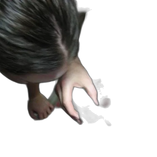 mask, hair, face, creature transparent PNG cut-out