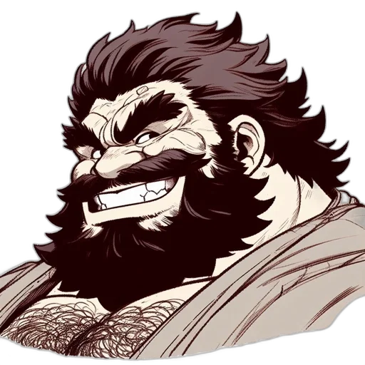 face, staff, concept art, comic book art transparent PNG cut-out
