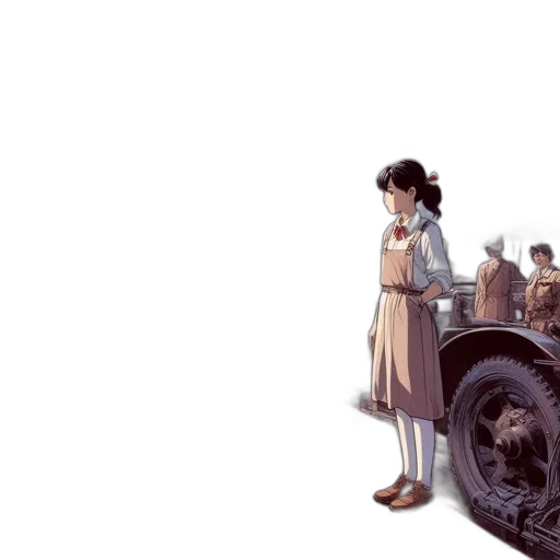 car, robot, weapon, dress transparent PNG cut-out