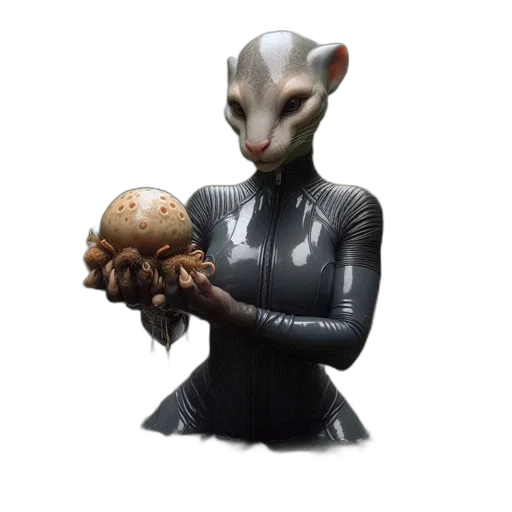 mask, creature, robot, animal transparent PNG cut-out