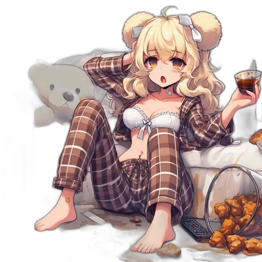 food, pixel art, anime, concept art transparent PNG cut-out