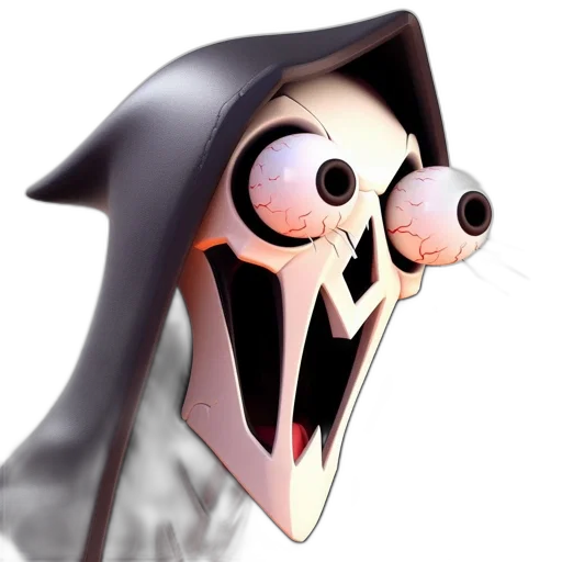 mask, face, staff, creature transparent PNG cut-out
