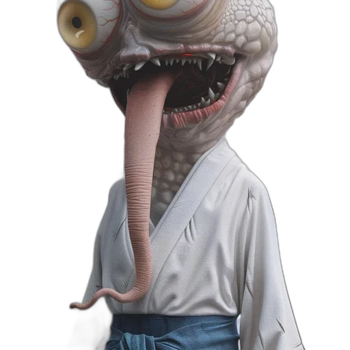 creature, staff, animal, mask transparent PNG cut-out