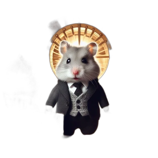staff, animal, jewelry, 3d render transparent PNG cut-out