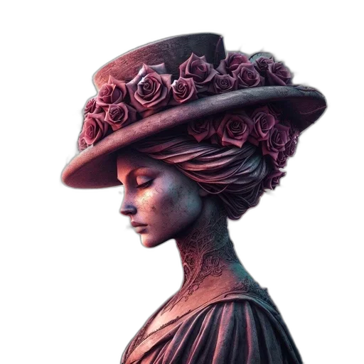 hat, crown, dress, jewelry transparent PNG cut-out