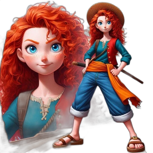 concept art, fantasy art, 3d render, cartoon transparent PNG cut-out