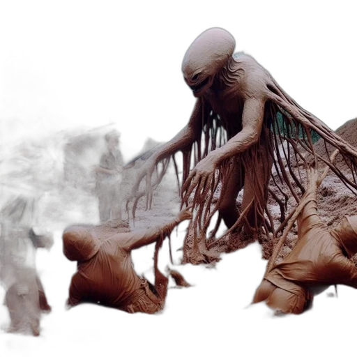 creature, hair, mask, animal transparent PNG cut-out