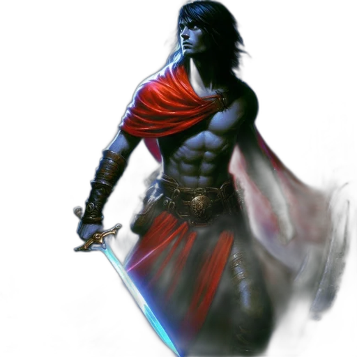 sword, fantasy art, concept art, comic book art transparent PNG cut-out