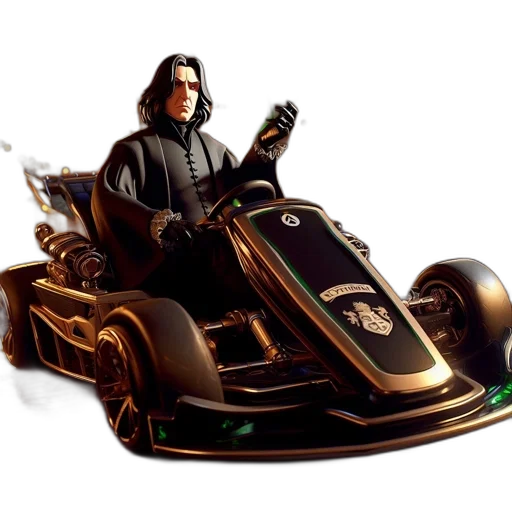 car, concept art, 3d render, fantasy art transparent PNG cut-out