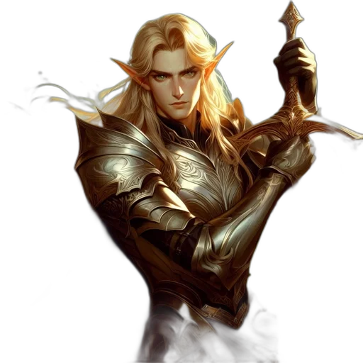 dragon, sword, staff, fantasy art transparent PNG cut-out