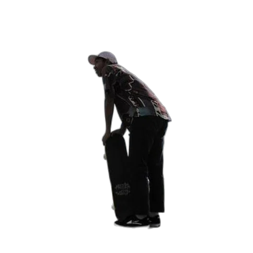 jacket, staff, robot, shoes transparent PNG cut-out