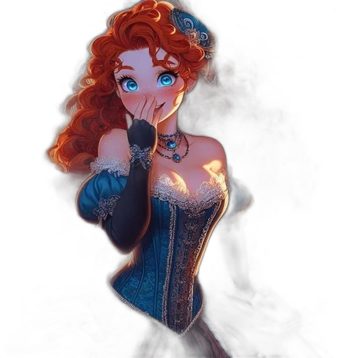 dress, staff, fantasy art, concept art transparent PNG cut-out