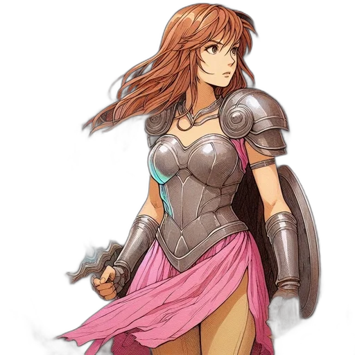 sword, dress, weapon, concept art transparent PNG cut-out